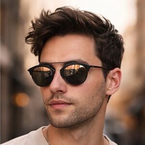 Dior Black and Brown Sunglasses